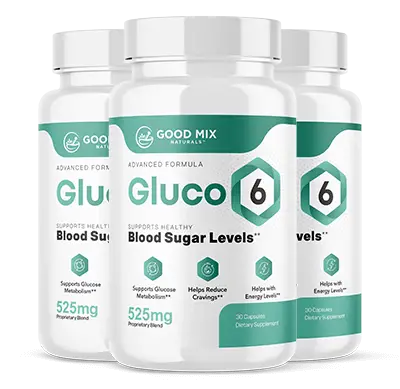 Gluco6 three bottle package