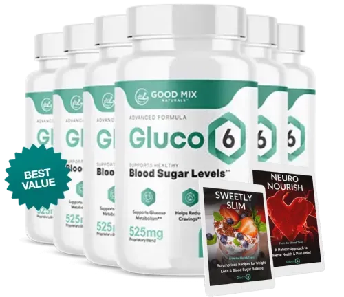 Gluco6 six bottle package