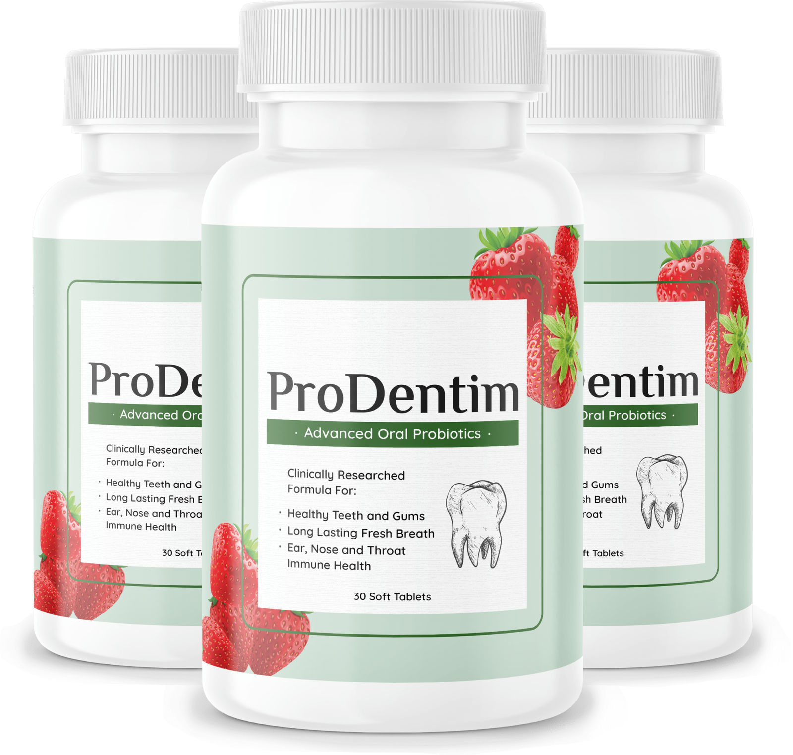 ProDentim three-bottle package